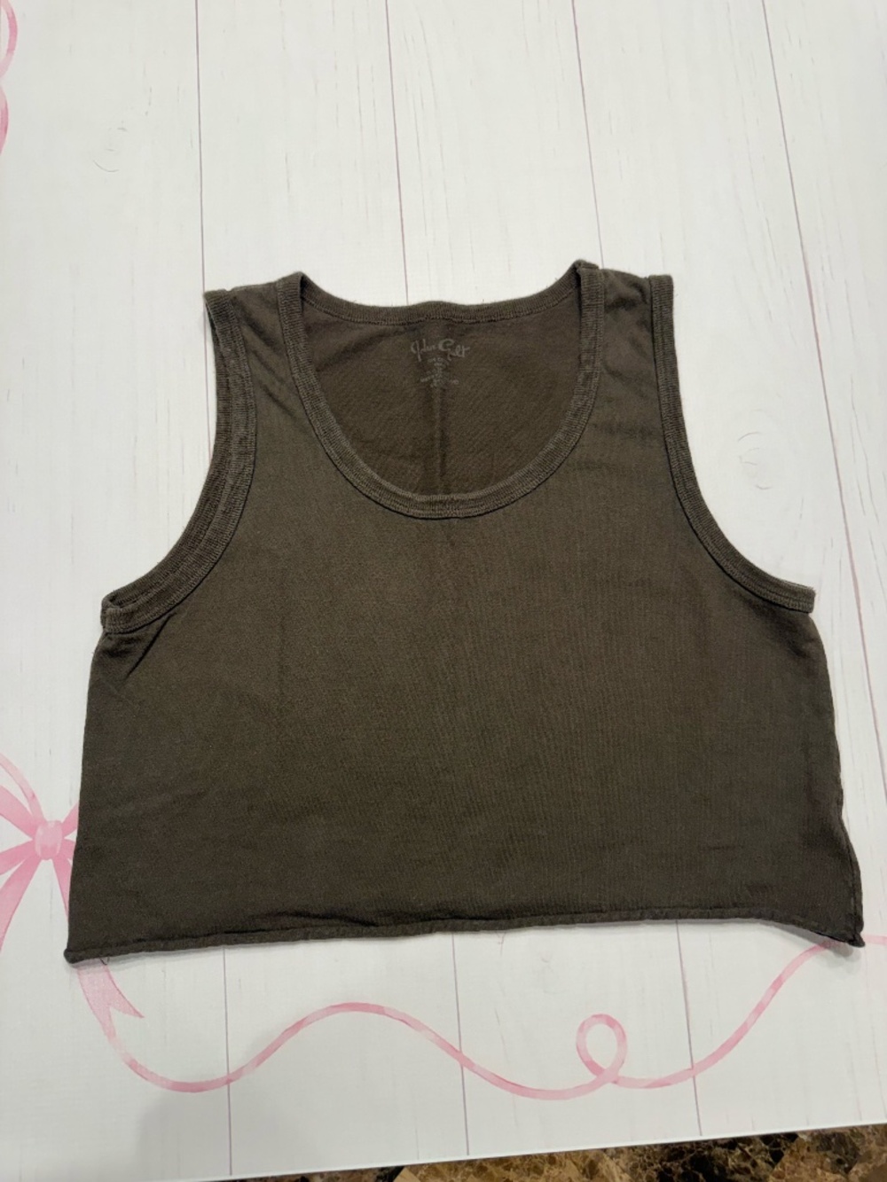 John Galt Cropped Tank Top One Size